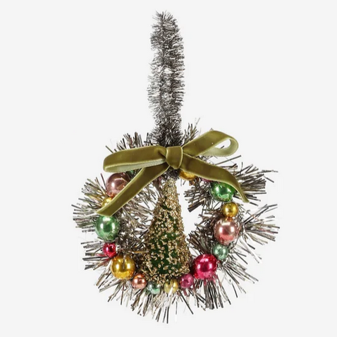 Tinsel Wreath Ornament