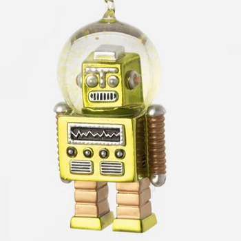 Robot Snow Globe Ornaments