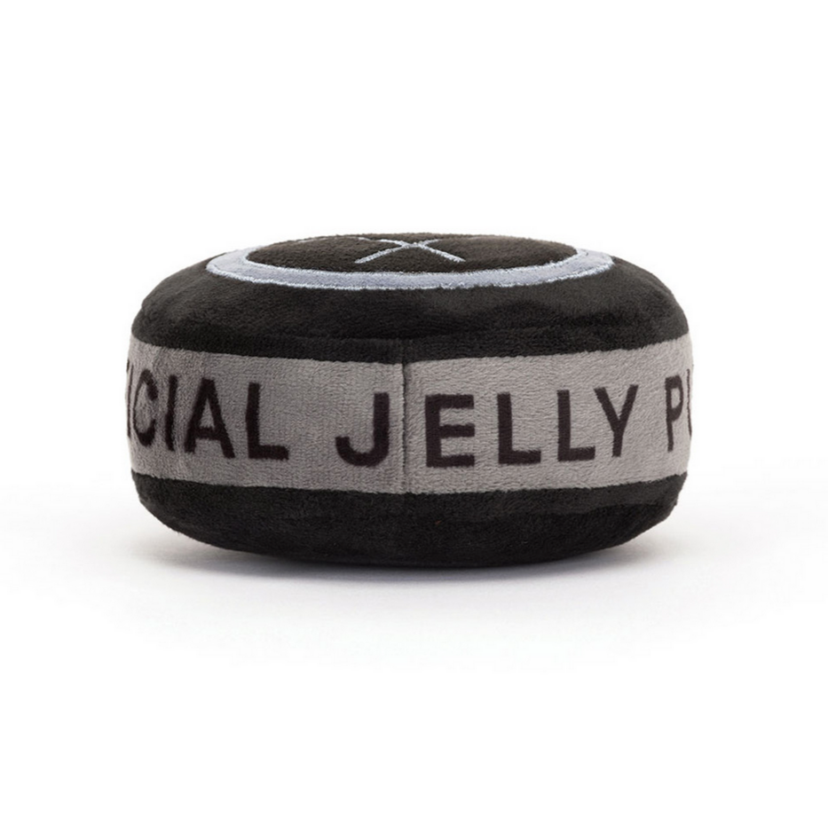 Amuseables Sports Ice Hockey Puck on a white background .