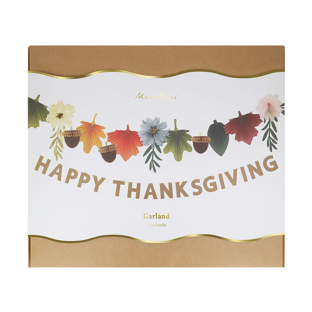 Happy Thanksgiving Garland Set