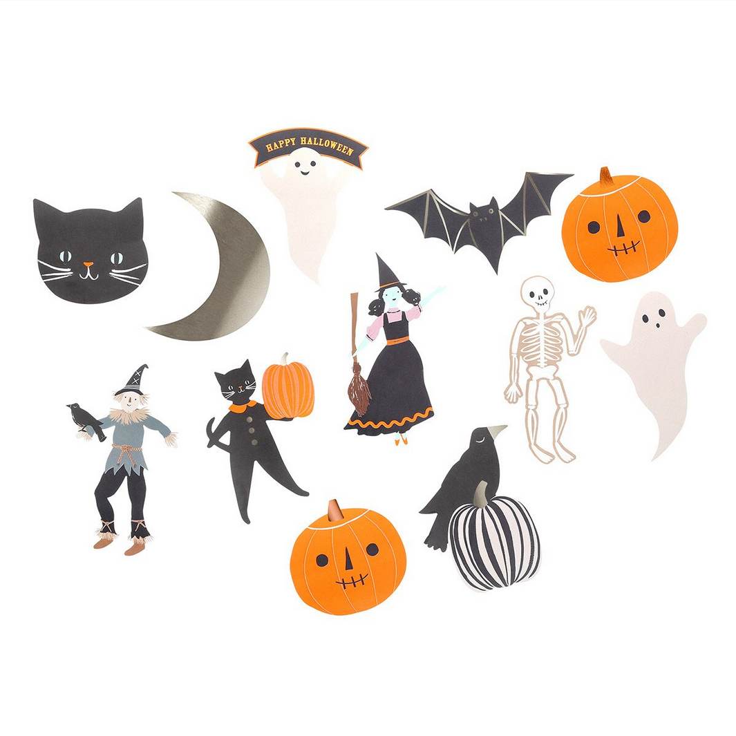 Halloween Shaped Stickers (x25 stickers)