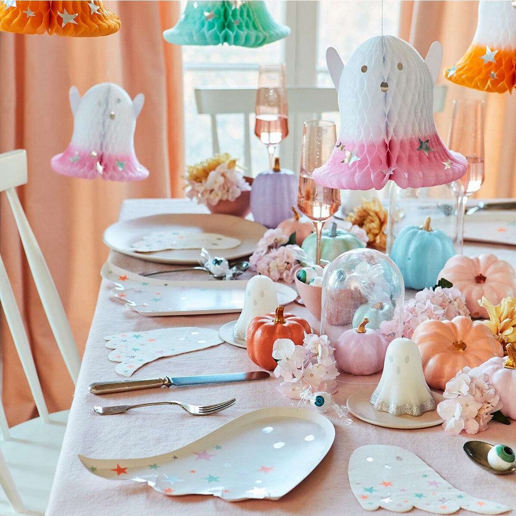 Ombré Ghost Hanging Decorations (x6)