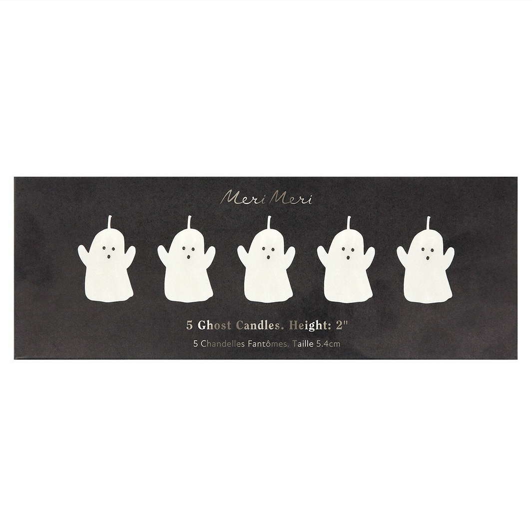 Mini Ghost Candles (x5)