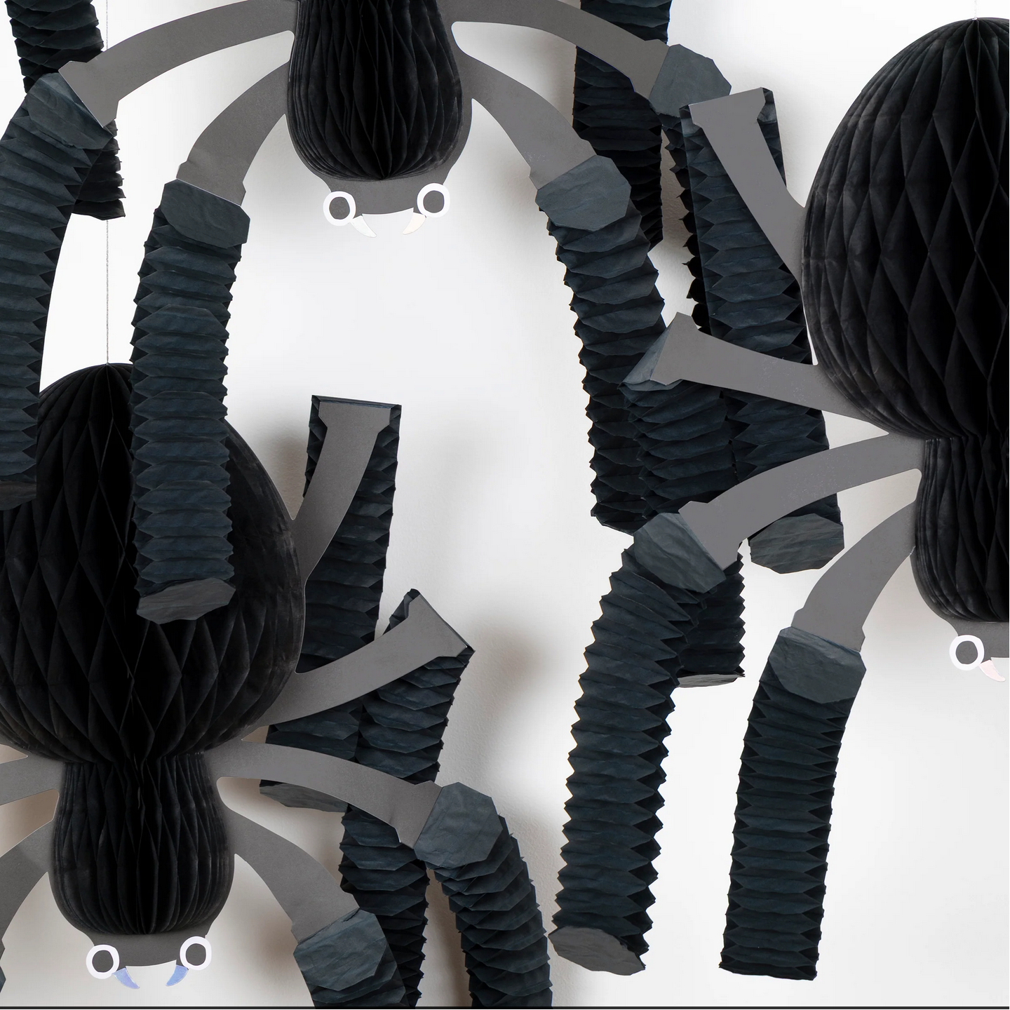 Black and gray decorative elements on a white background