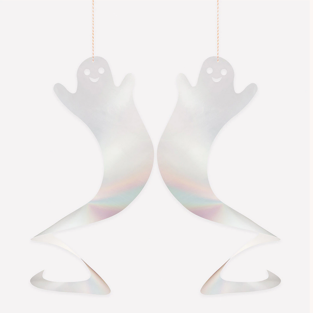 Spinning Ghost Decorations (x10)