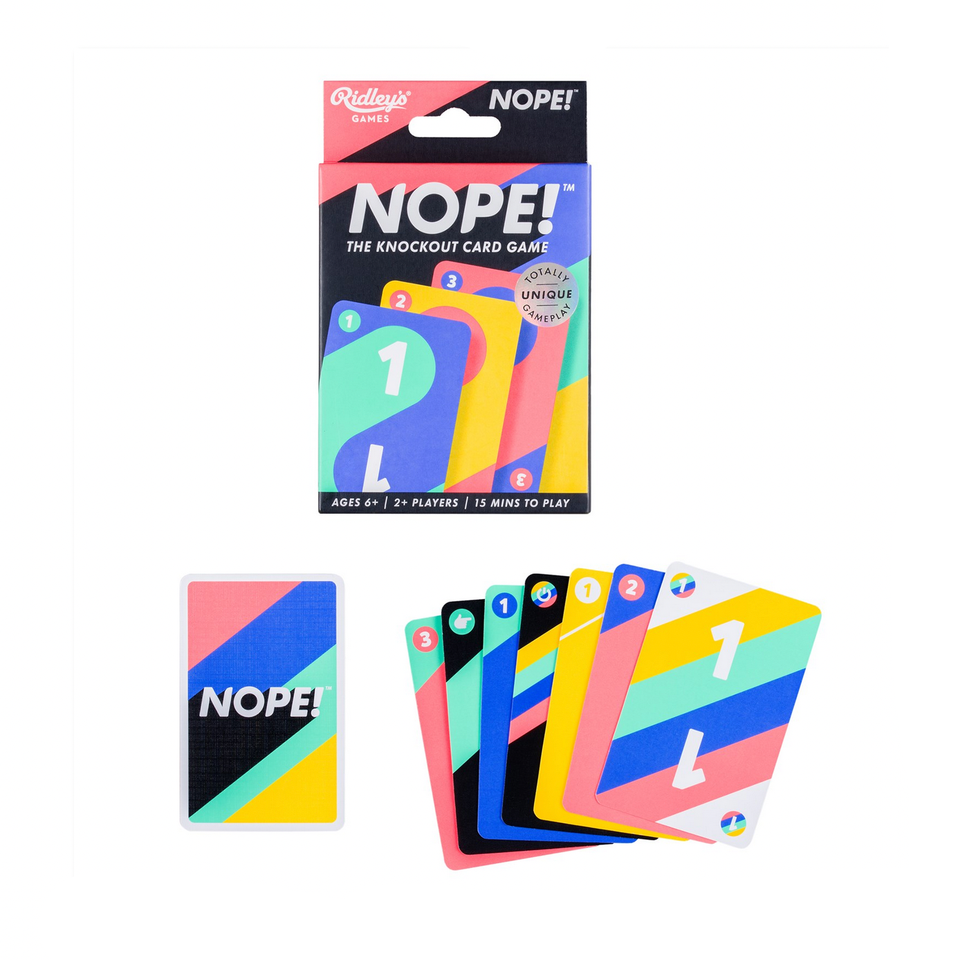 NOPE! jacket covers packaging on a computer screen