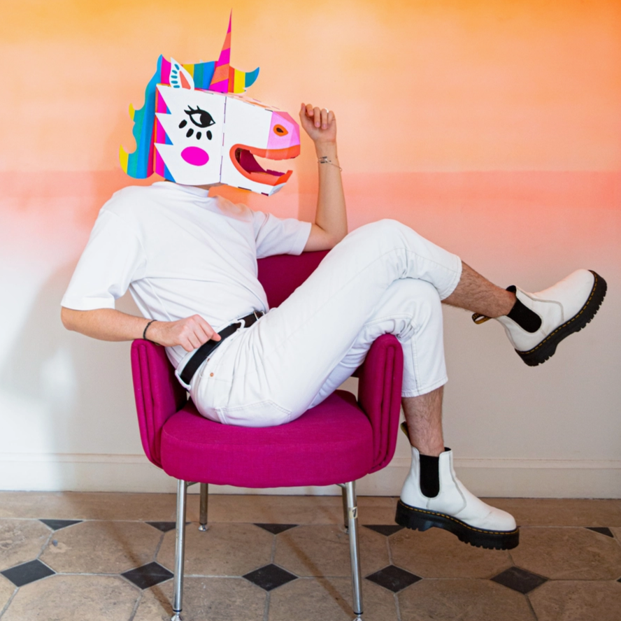 3D Unicorn Mask