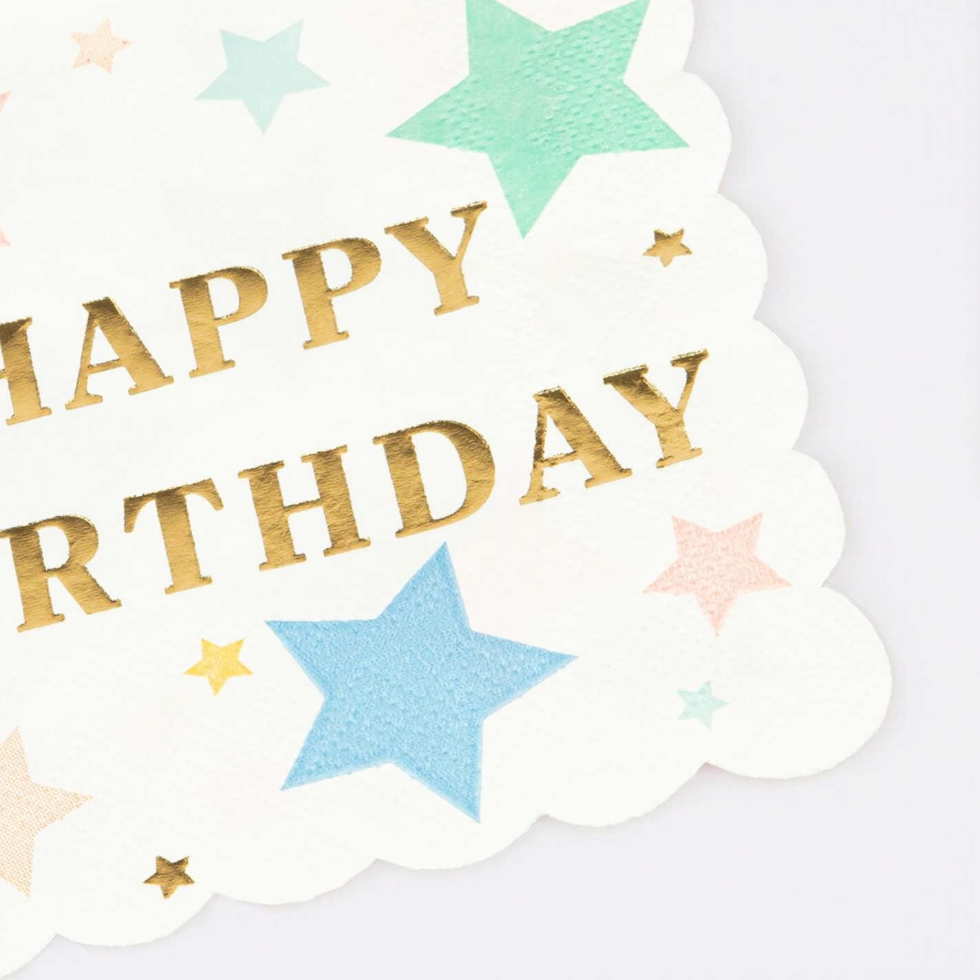 Happy Birthday Stars Small Napkins -16pk