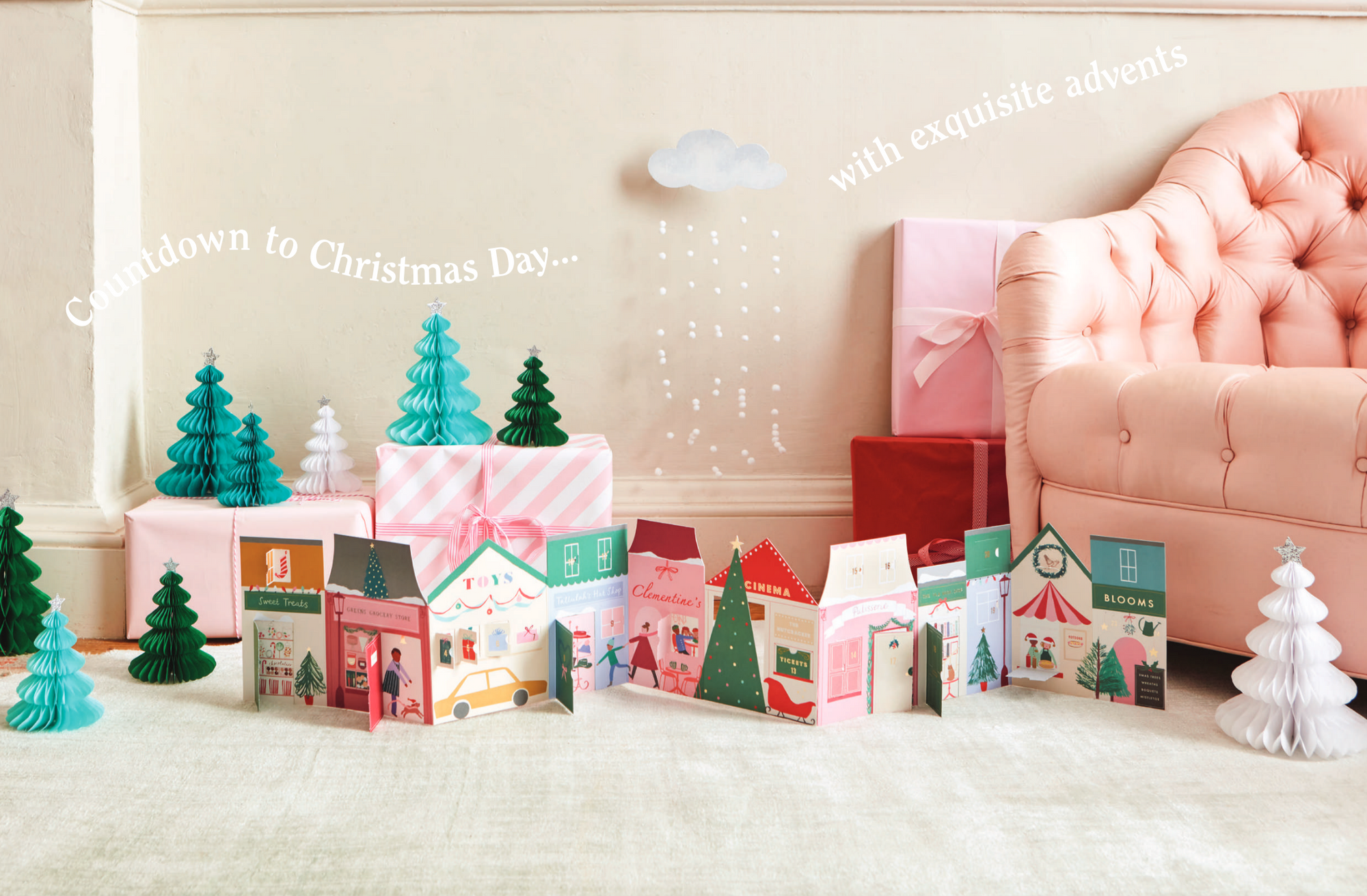 Christmas Street Concertina Advent Calendar