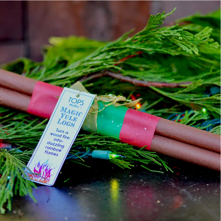 Magic Yule Logs Rainbow Flames (Bundle of 3)
