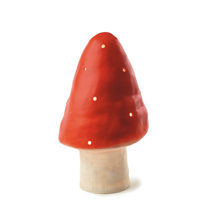 Small Mushroom Red Lamp