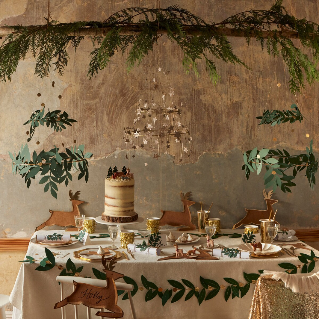 Gold Sparkle Star Chandelier