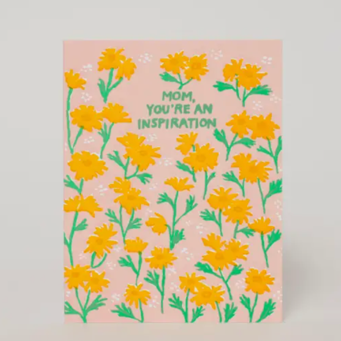 Inspiration Mom Letterpress Card