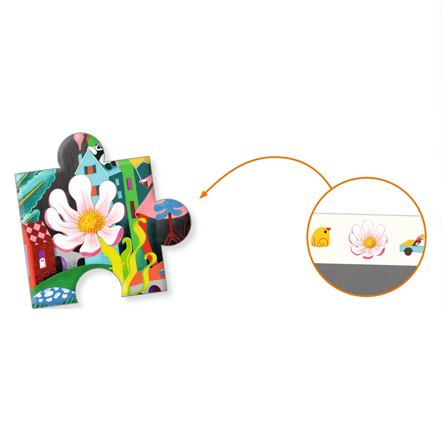 Crazy Town 200pc Observation Jigsaw Puzzle + Poster