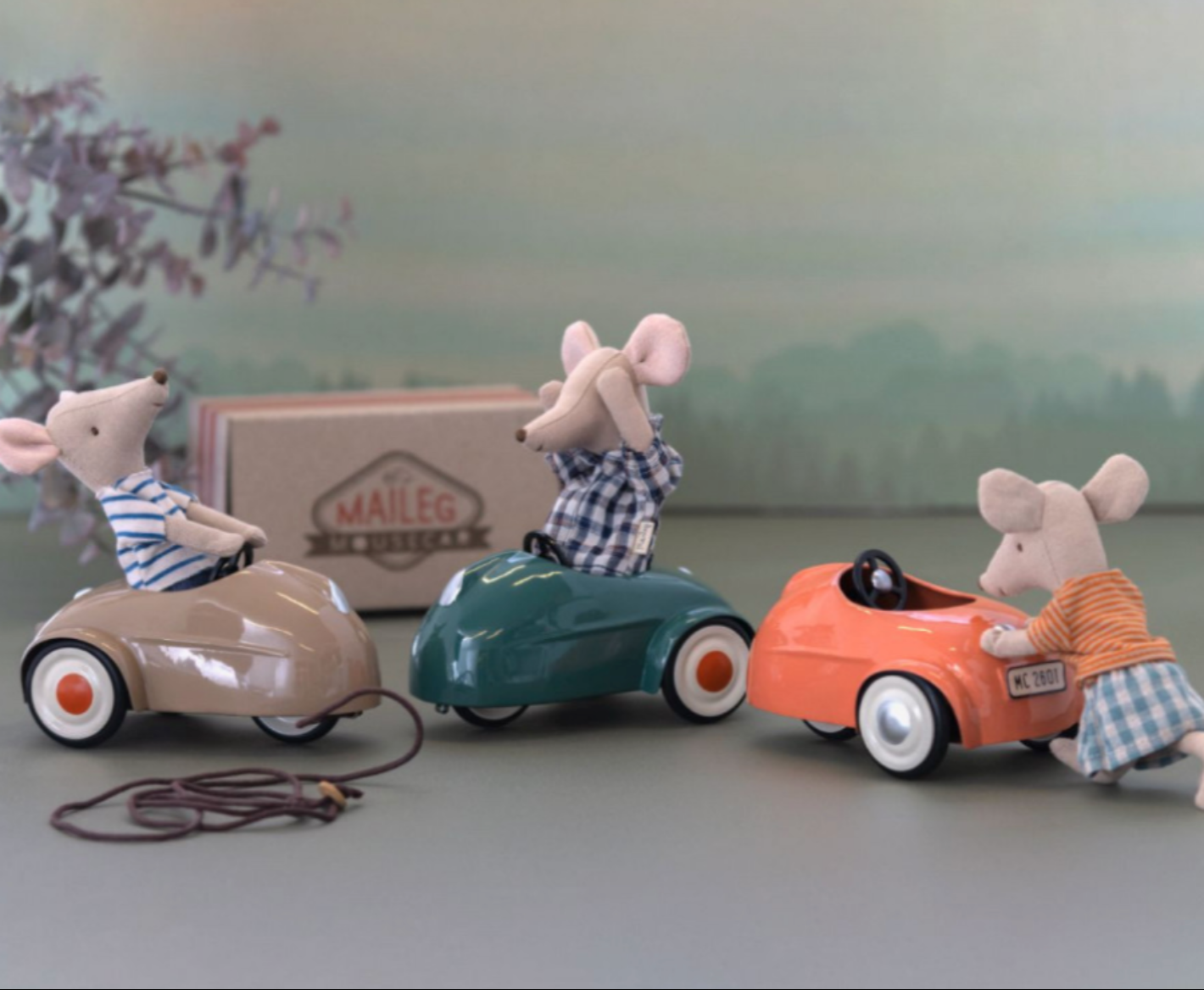 Mouse Car - dark green