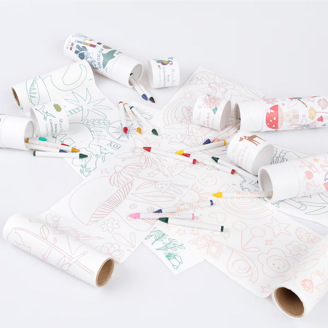 Happy Icons Coloring Roll