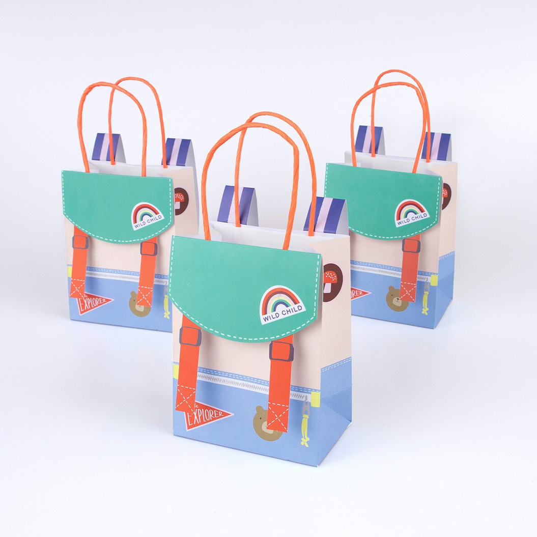 Camping Adventure Backpack Party Bags