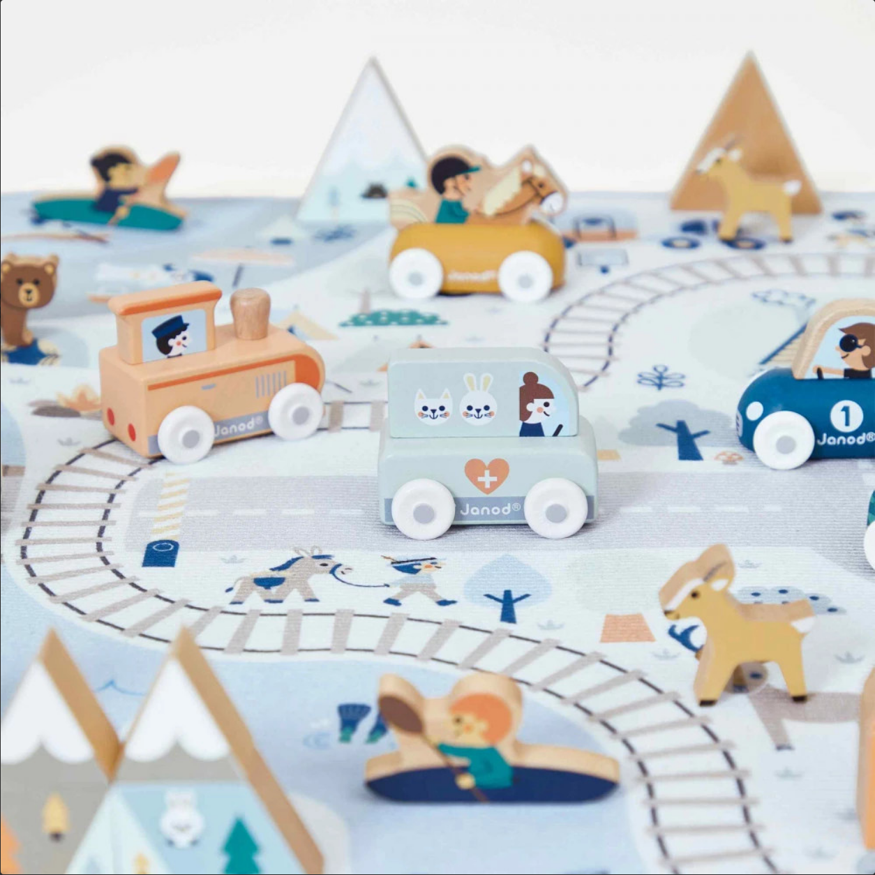 CROSS ROADS - WHITE VALLEY PLAY MAT