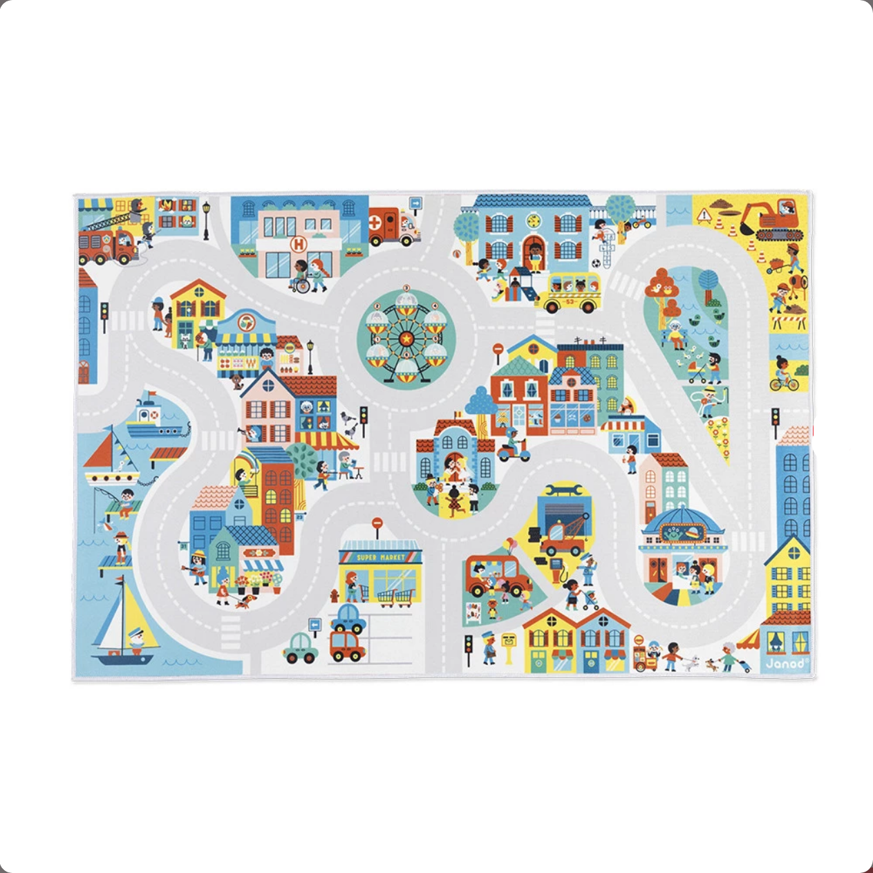 CROSS ROADS - CITY PLAY MAT
