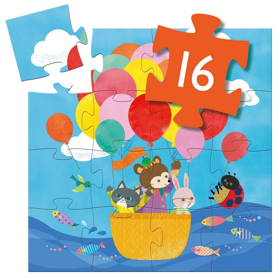 Hot Air Balloon Puzzle -16pcs