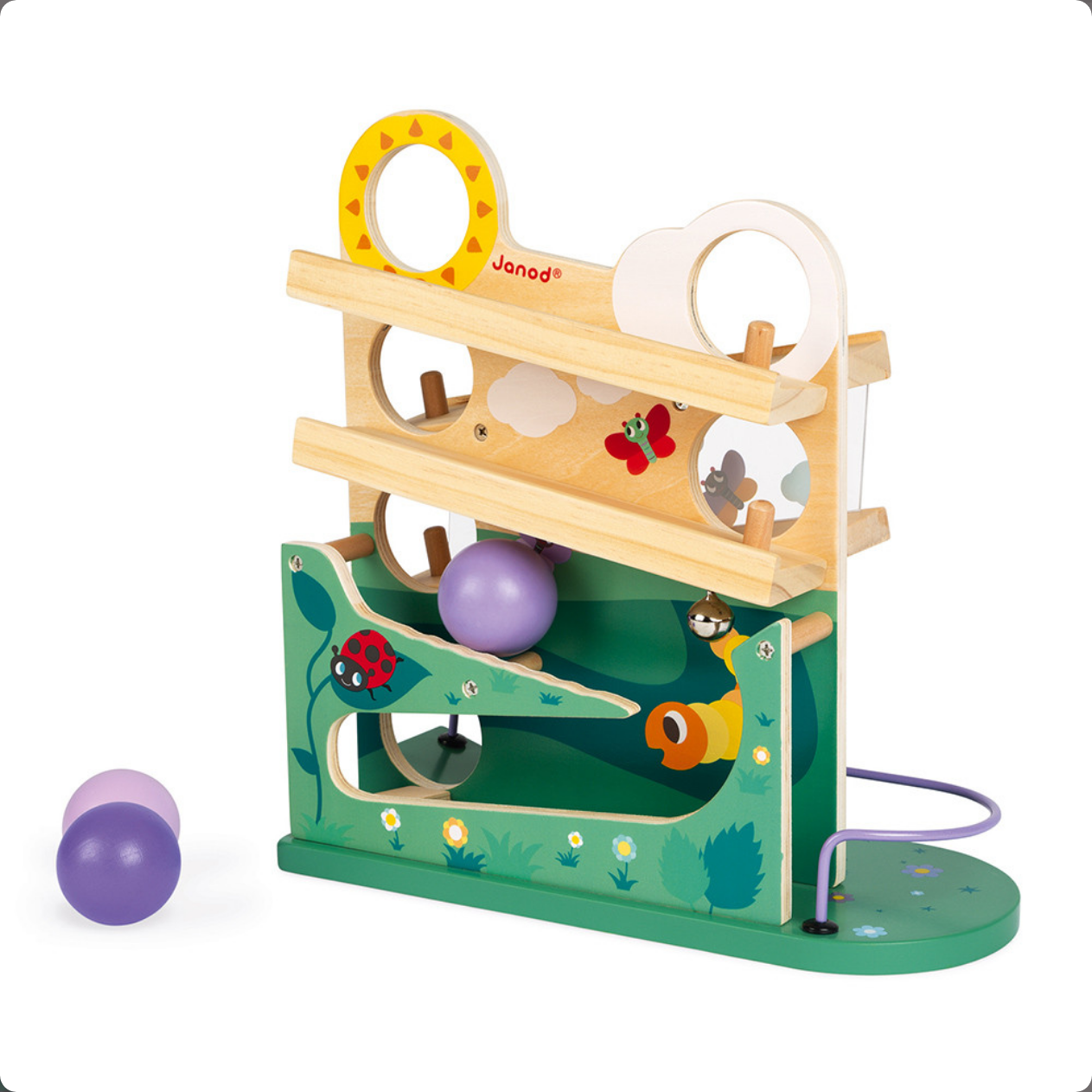 Caterpillar Ball Track (wood)