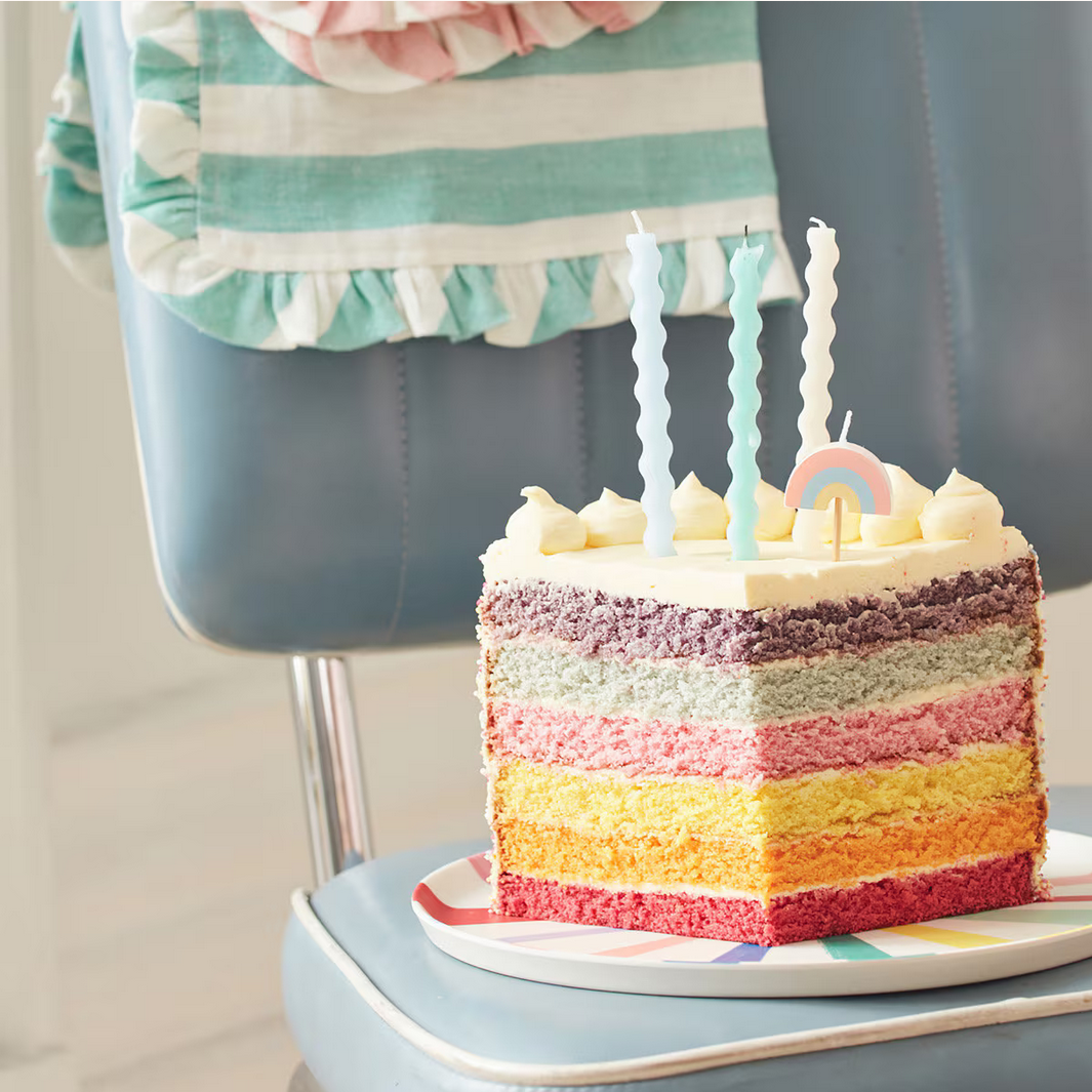 Pastel Wavy Candles (16pk)