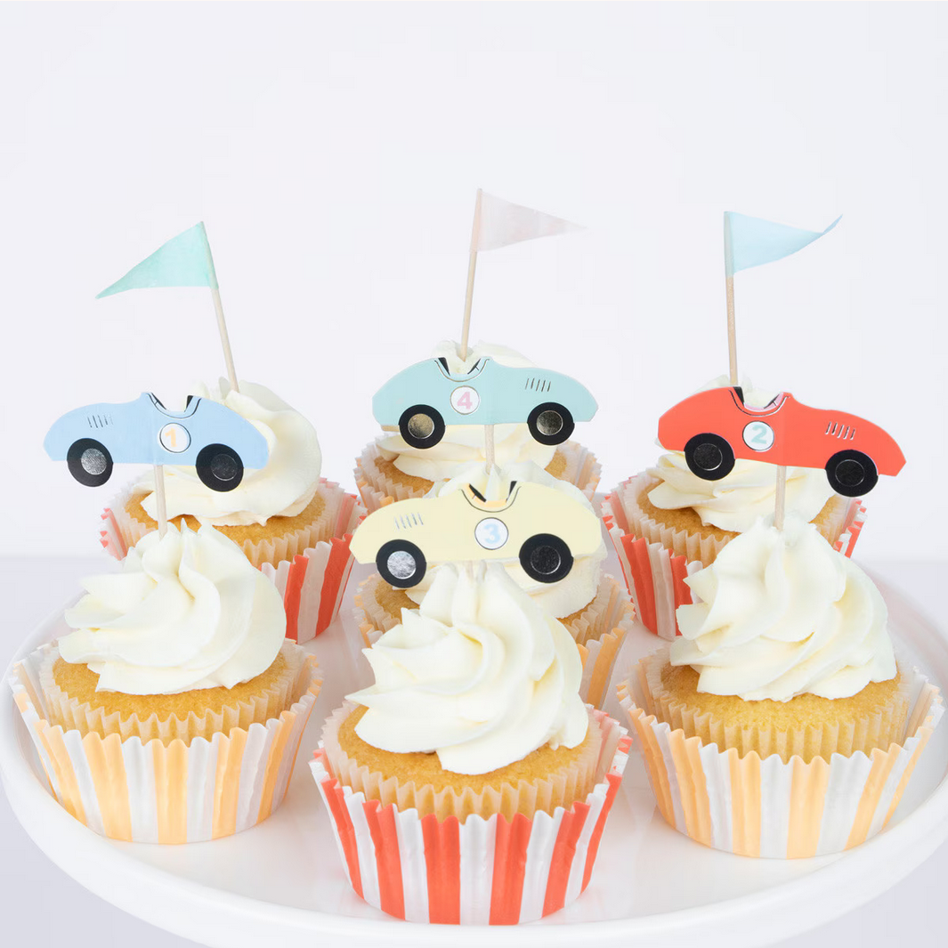 Race Cars Cupcake Kit
