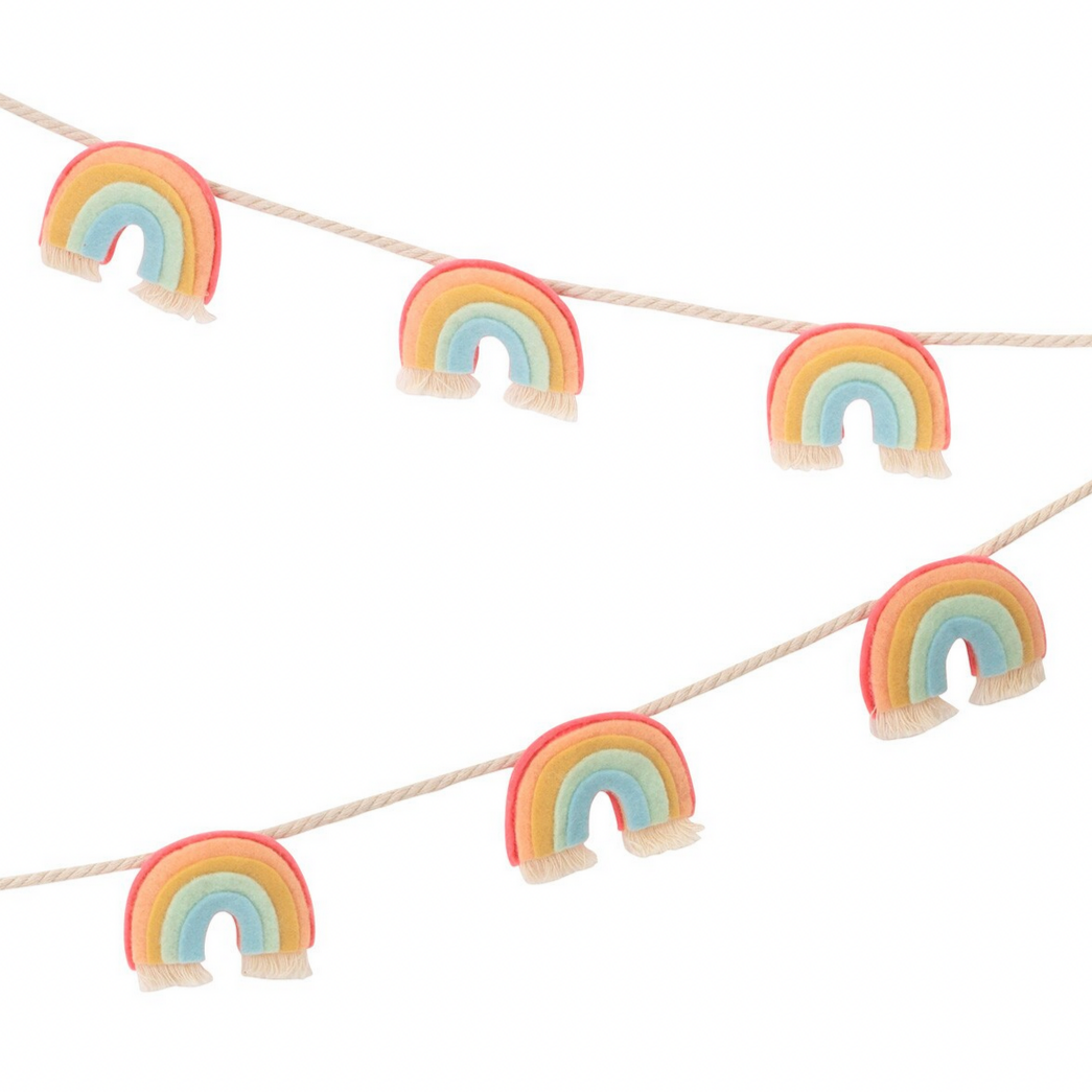 Felt Rainbow Garland