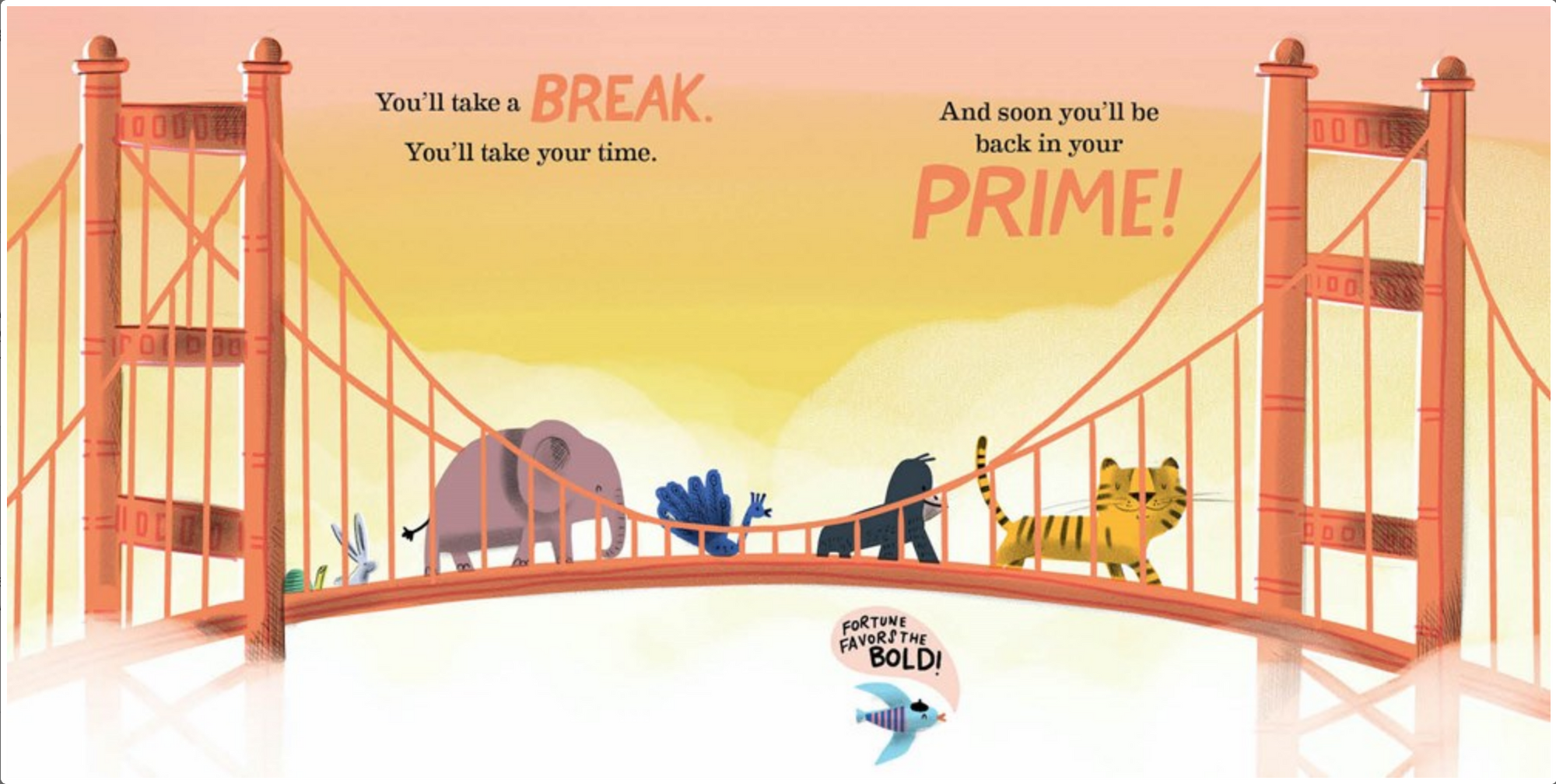 Go Get 'Em, Tiger! board book (with a San Francisco view)