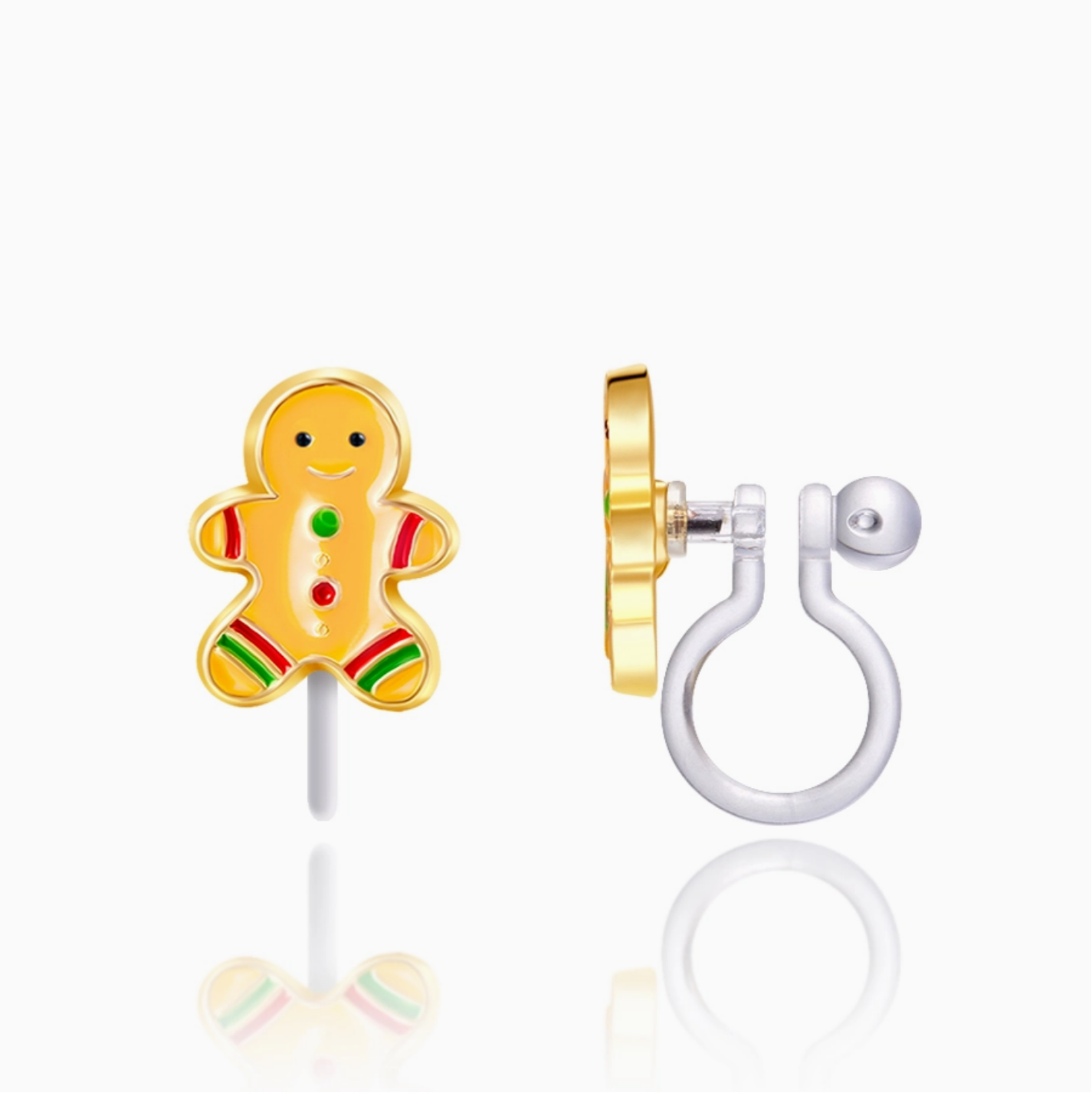 Clip On Cutie Earrings - holiday