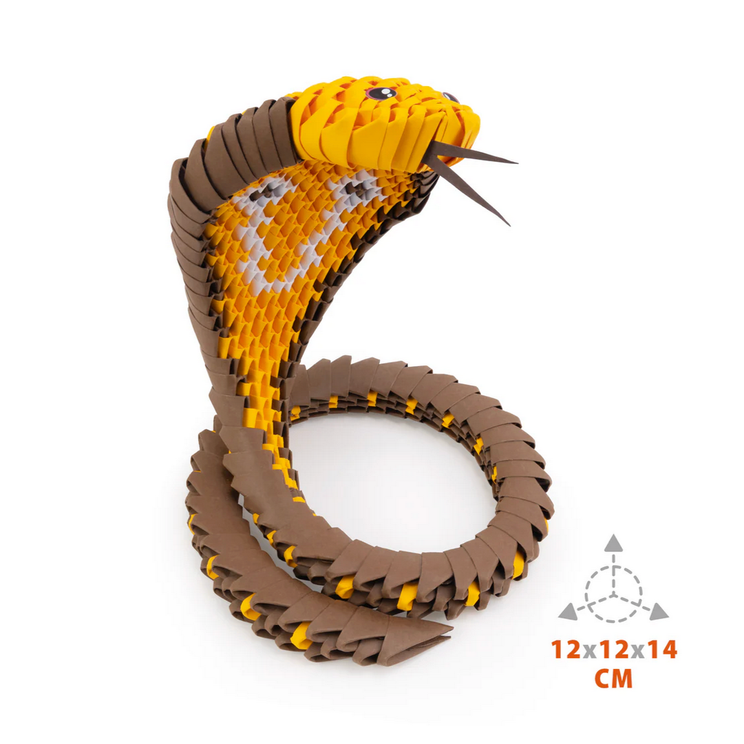 Toy snake with a face on a white background