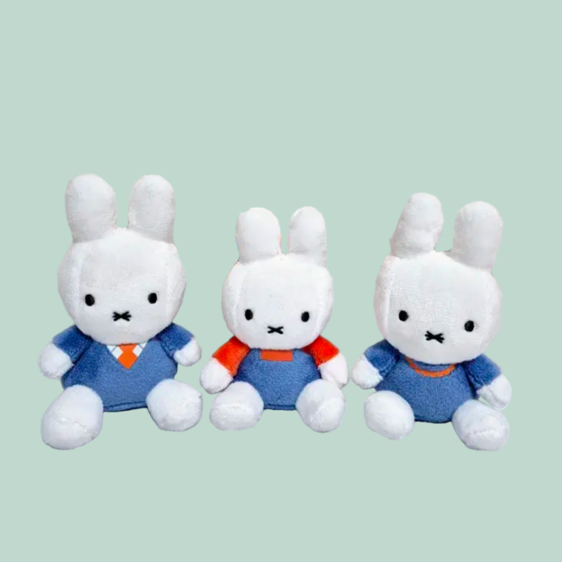 Miffy & Family -Plush Key Chain bag Charm