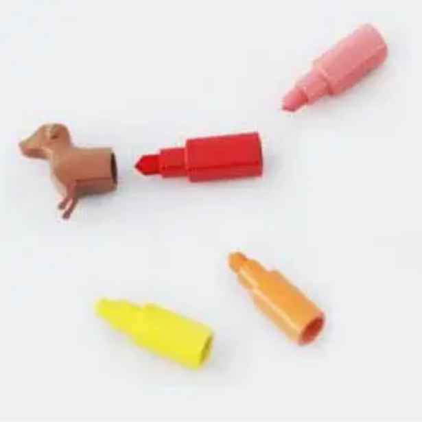 Rainbow Dachshund Markers