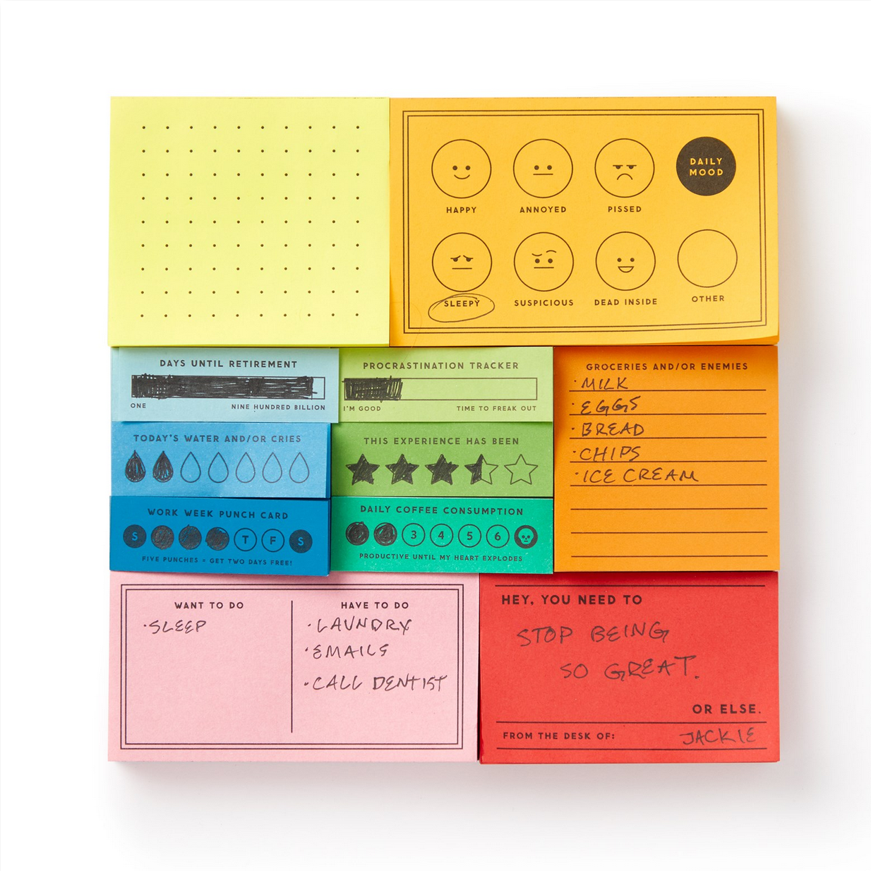 I've Got A Few Notes Tear-off Notepad Set