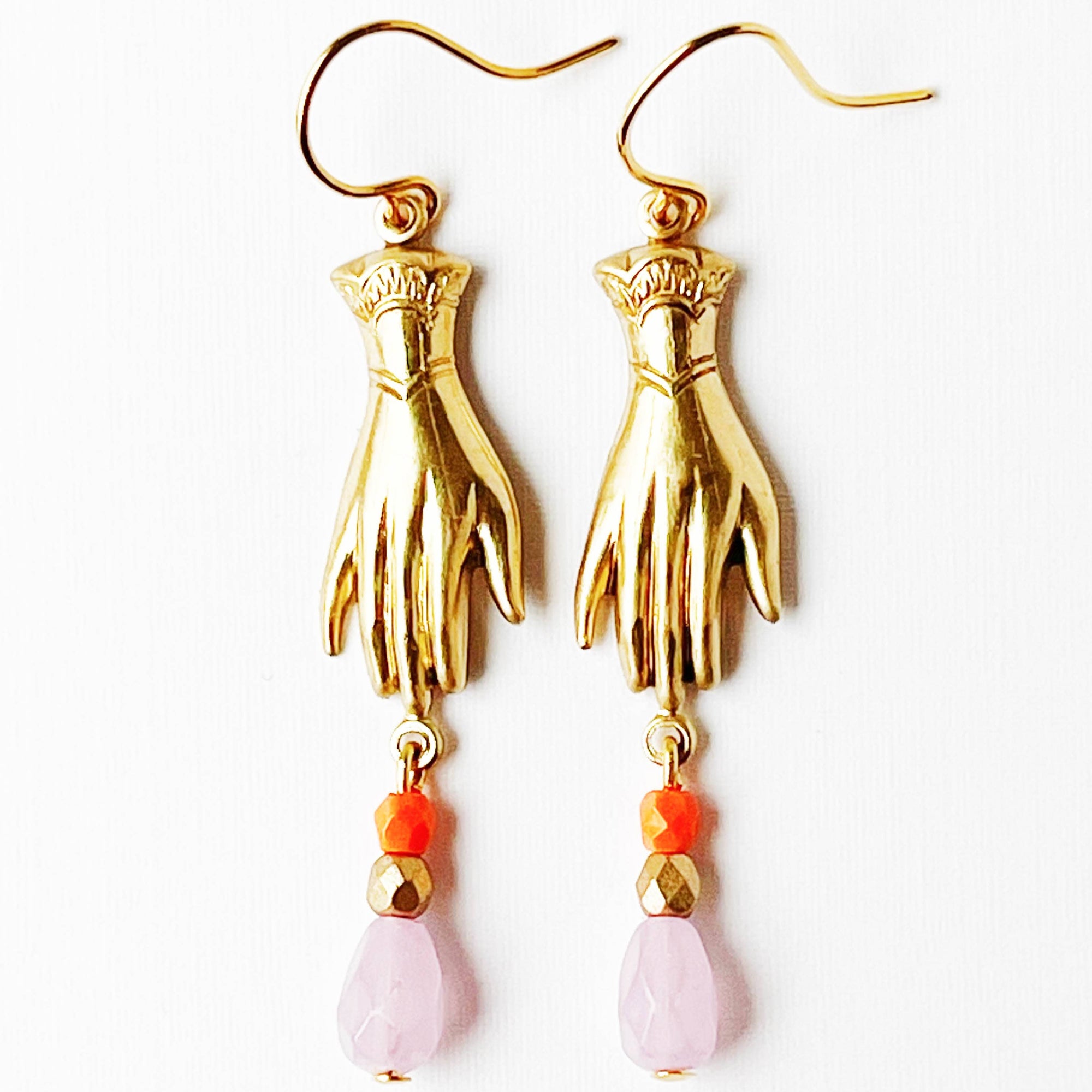 Hand Charm Earrings