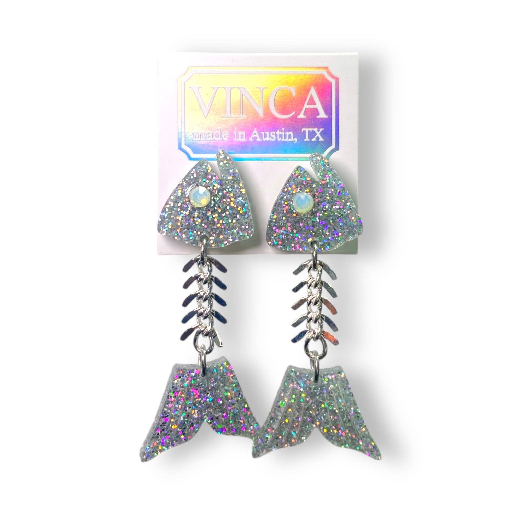 Gill-ty Pleasure Fishbone Earrings