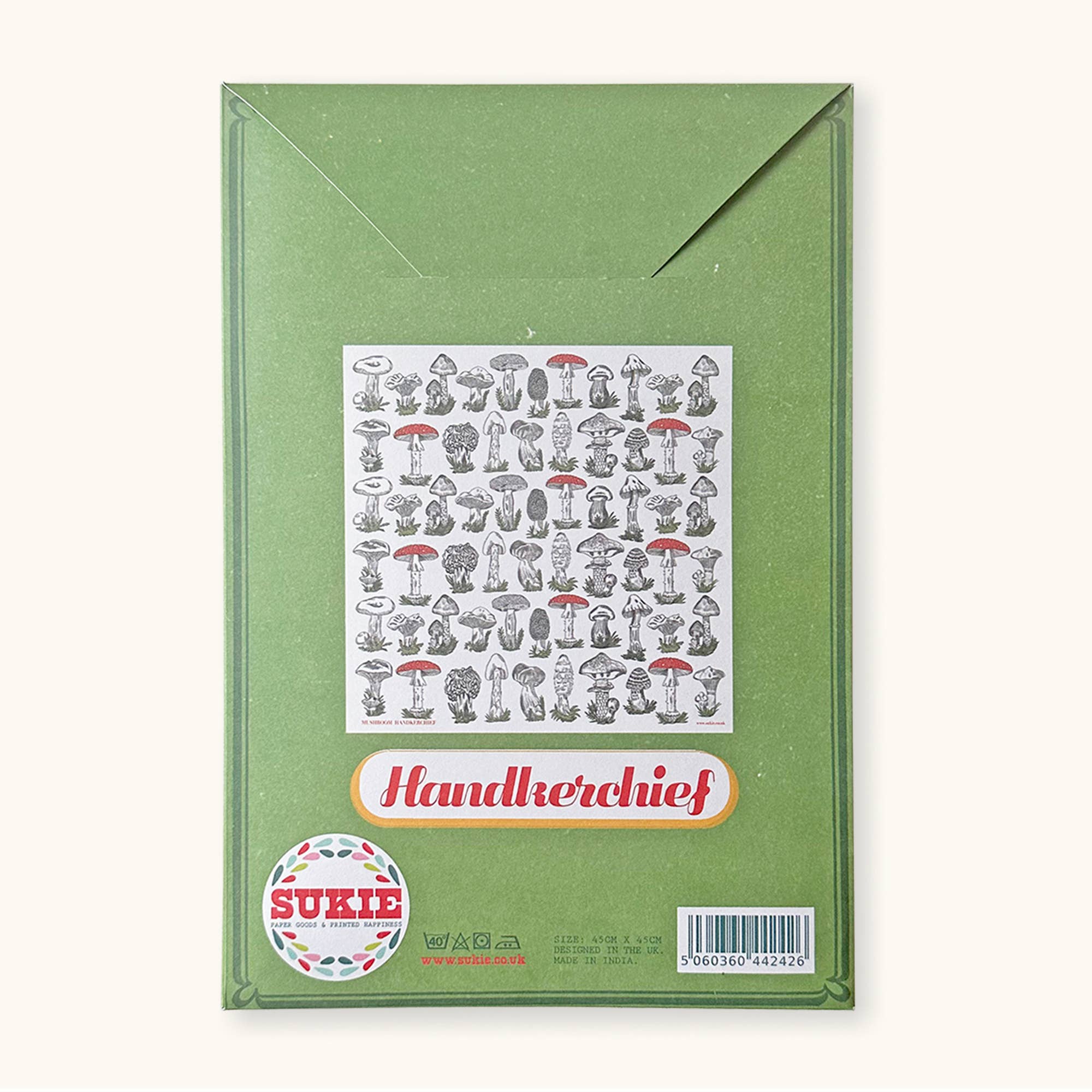 Mushrooms Handkerchief Pocket Square Bandana