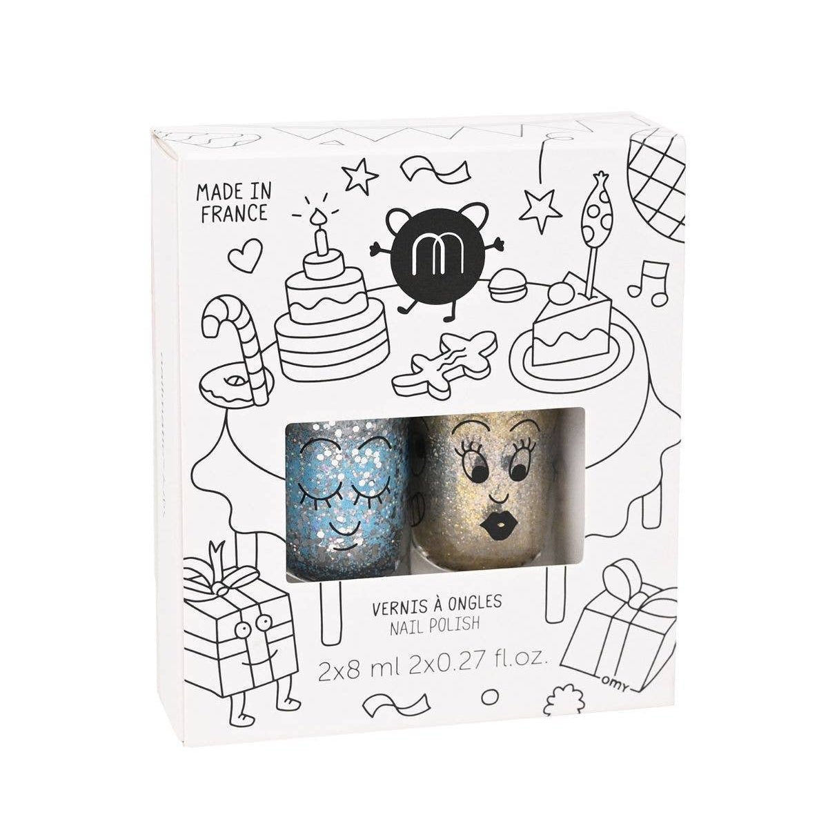 Nail Polish for Kids Set of 2 BOUM
