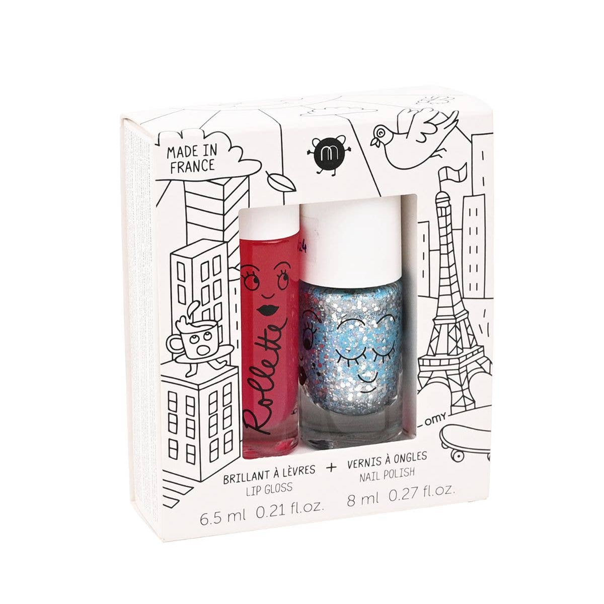 Nail Polish and Lip Gloss Set for Kids MAGIQUE