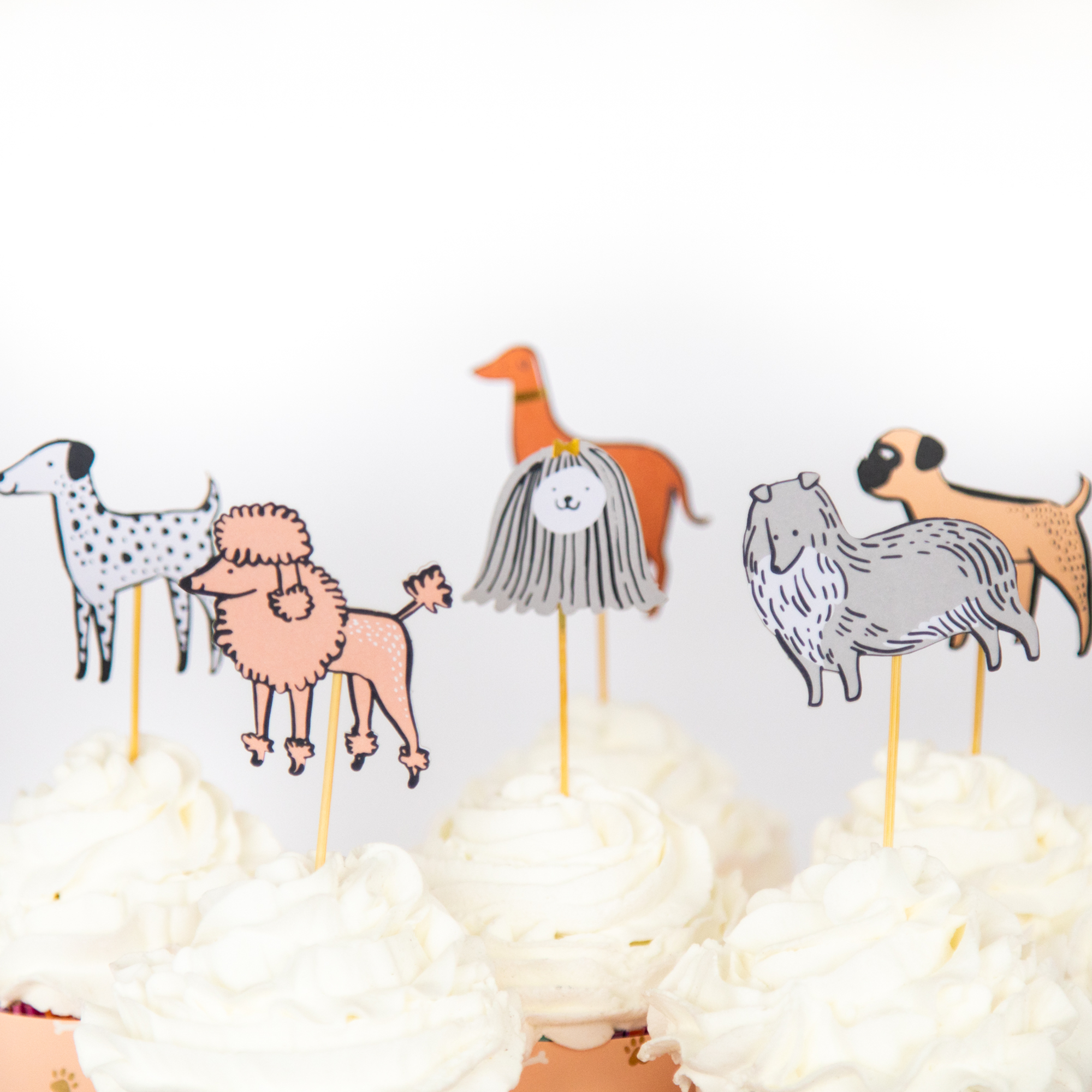 Bow Wow Cupcake Decorating Set