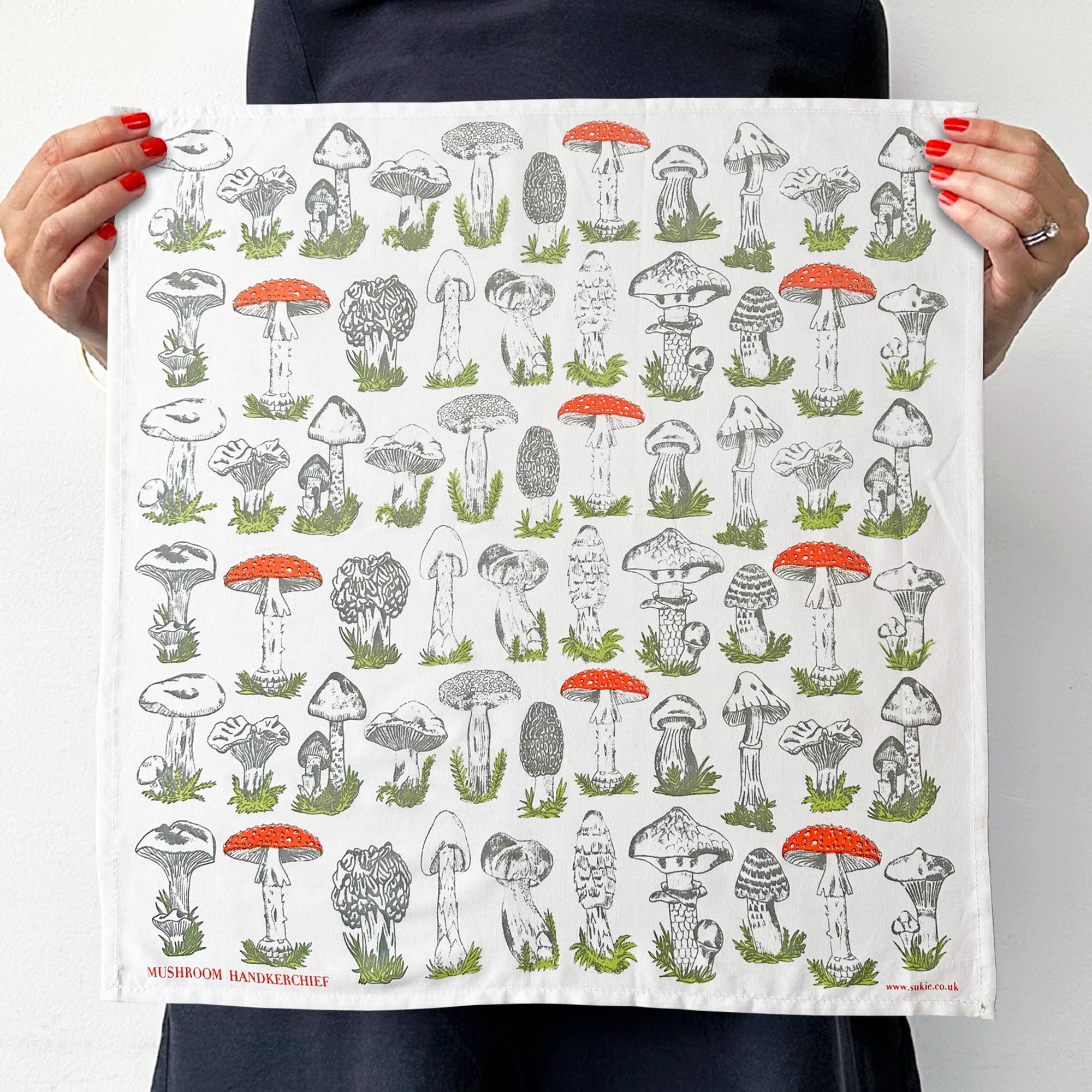 Mushrooms Handkerchief Pocket Square Bandana