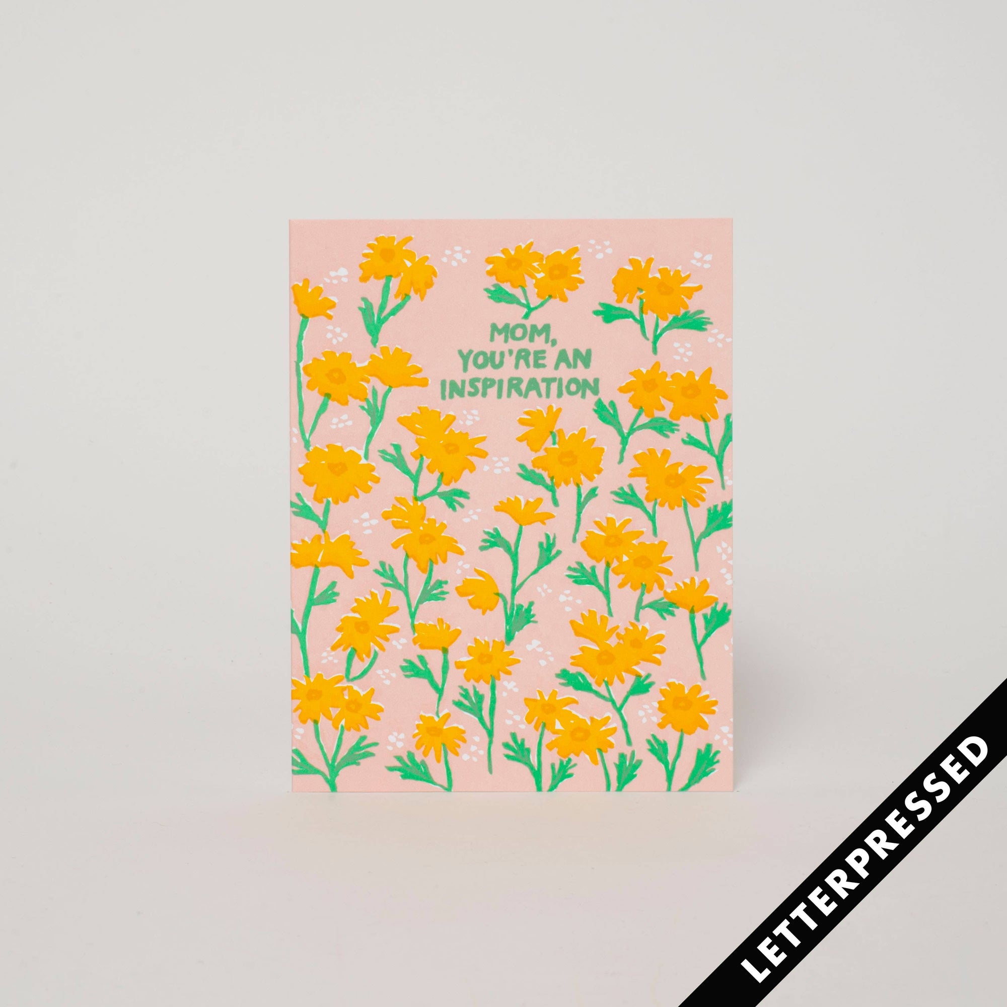 Inspiration Mom Letterpress Card