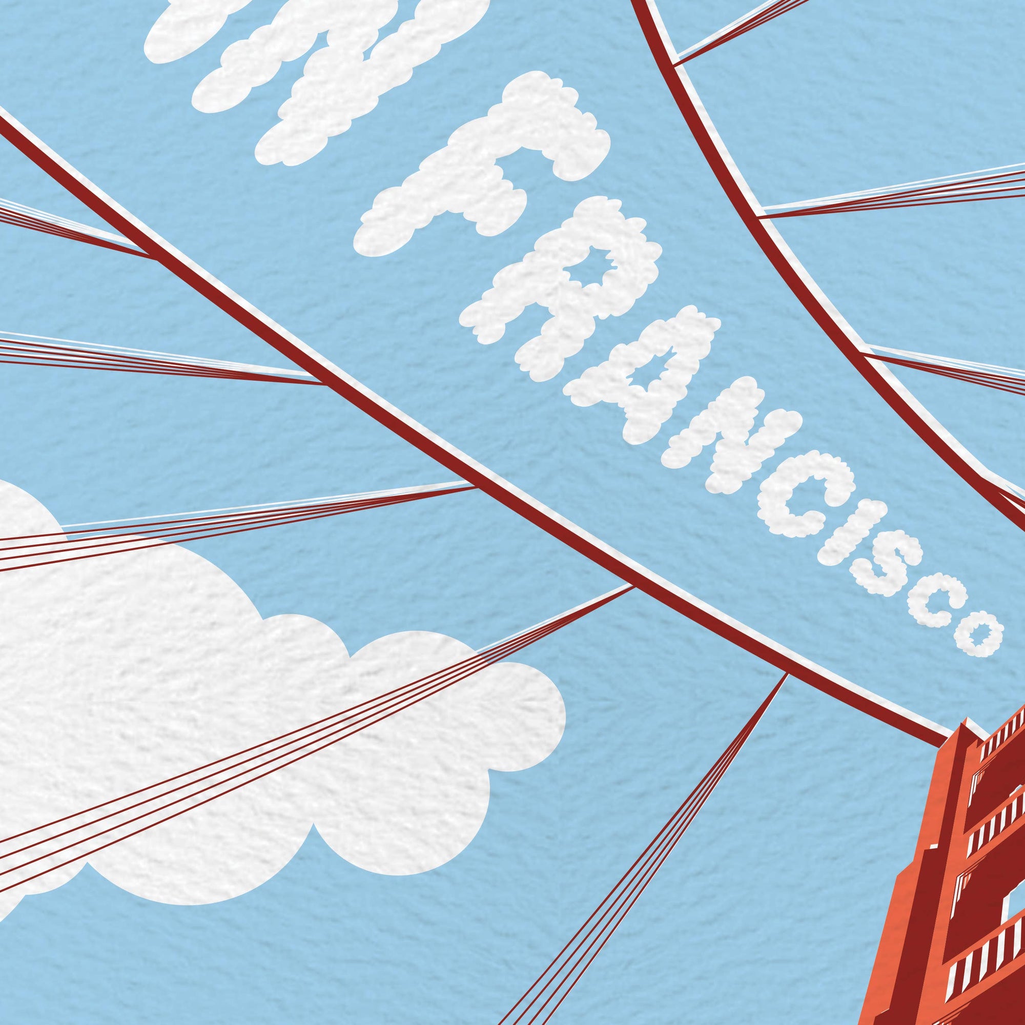 Golden Gate Bridge Postcard