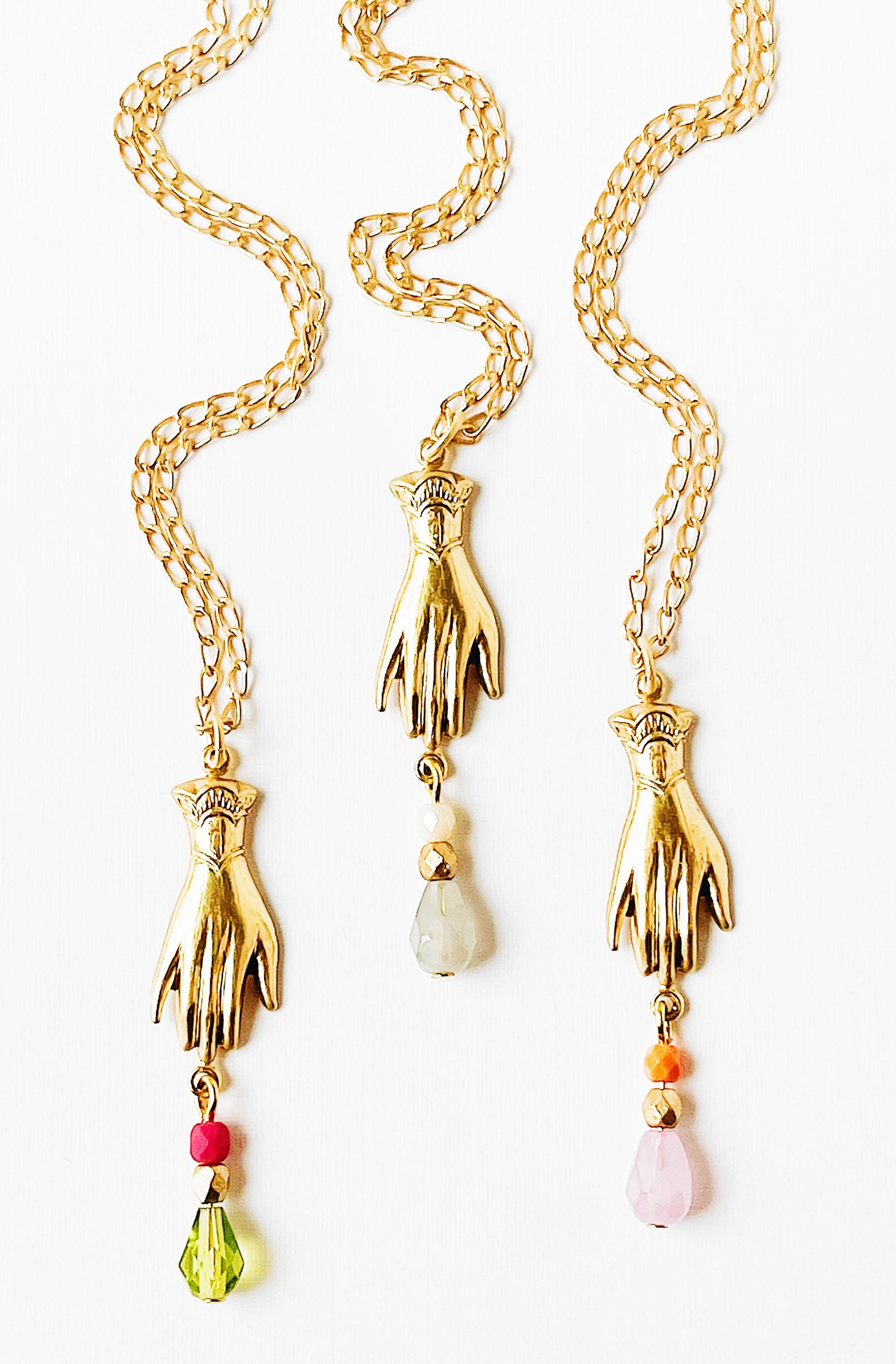 Hand Pendant Necklace