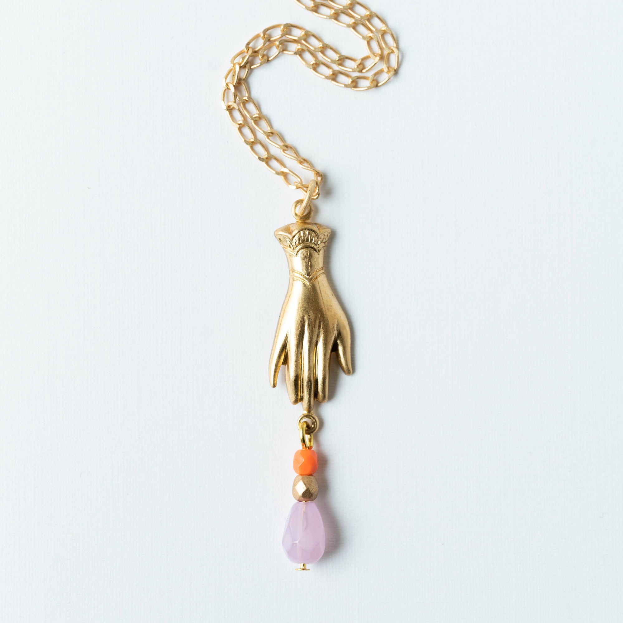 Hand Pendant Necklace