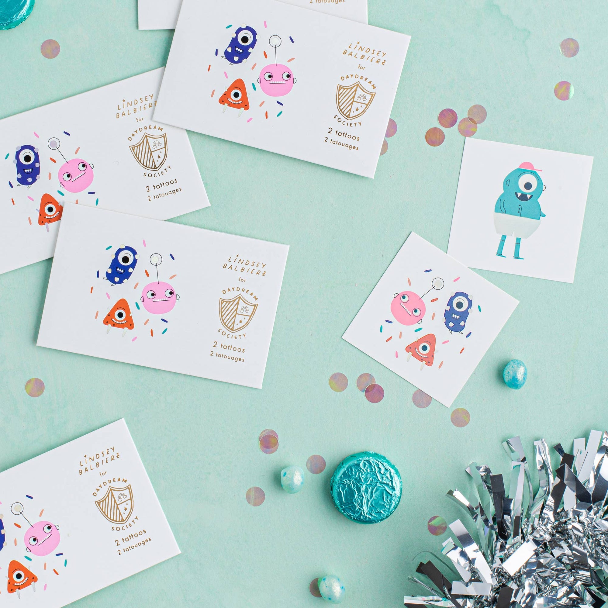 Little Monsters Temporary Tattoos