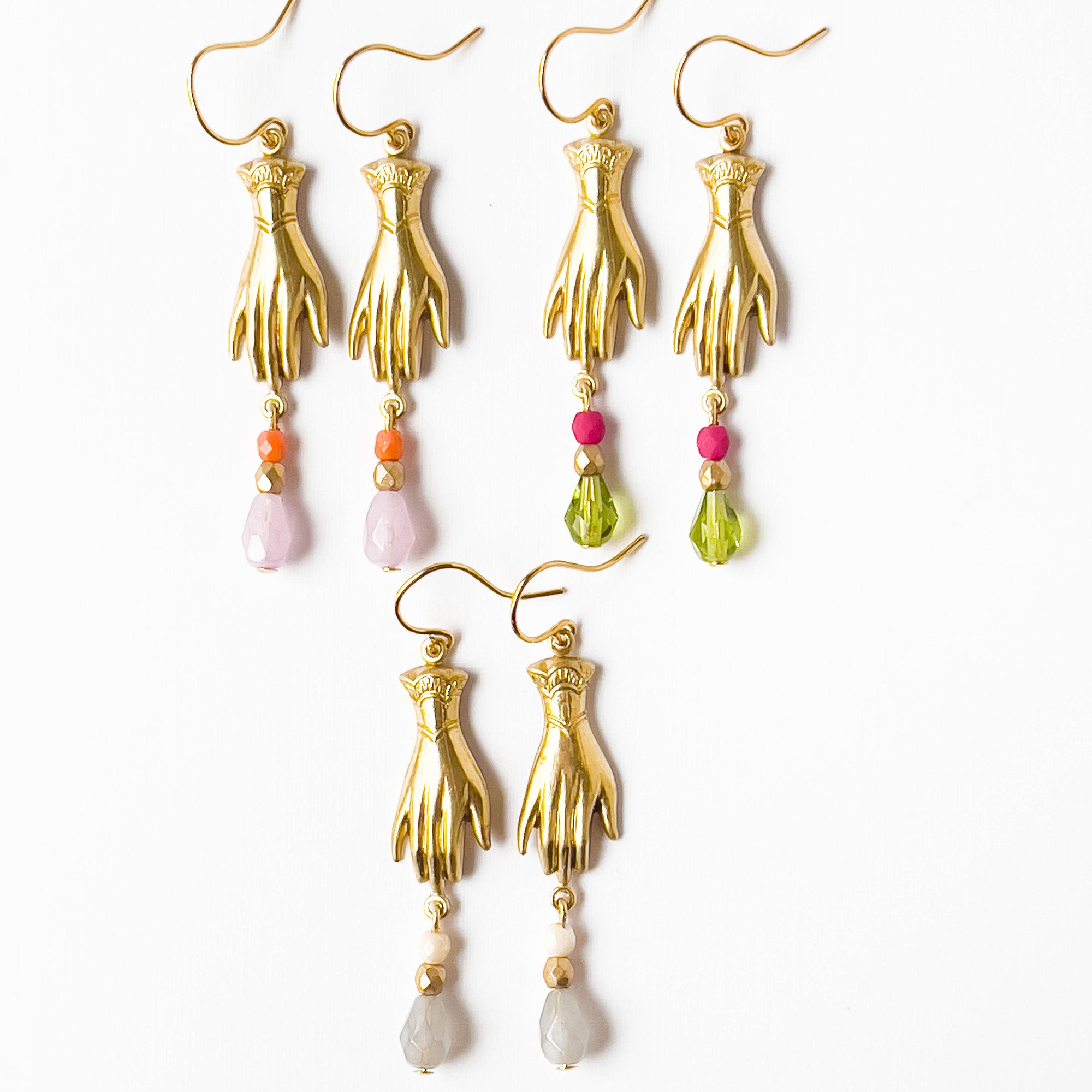 Hand Charm Earrings