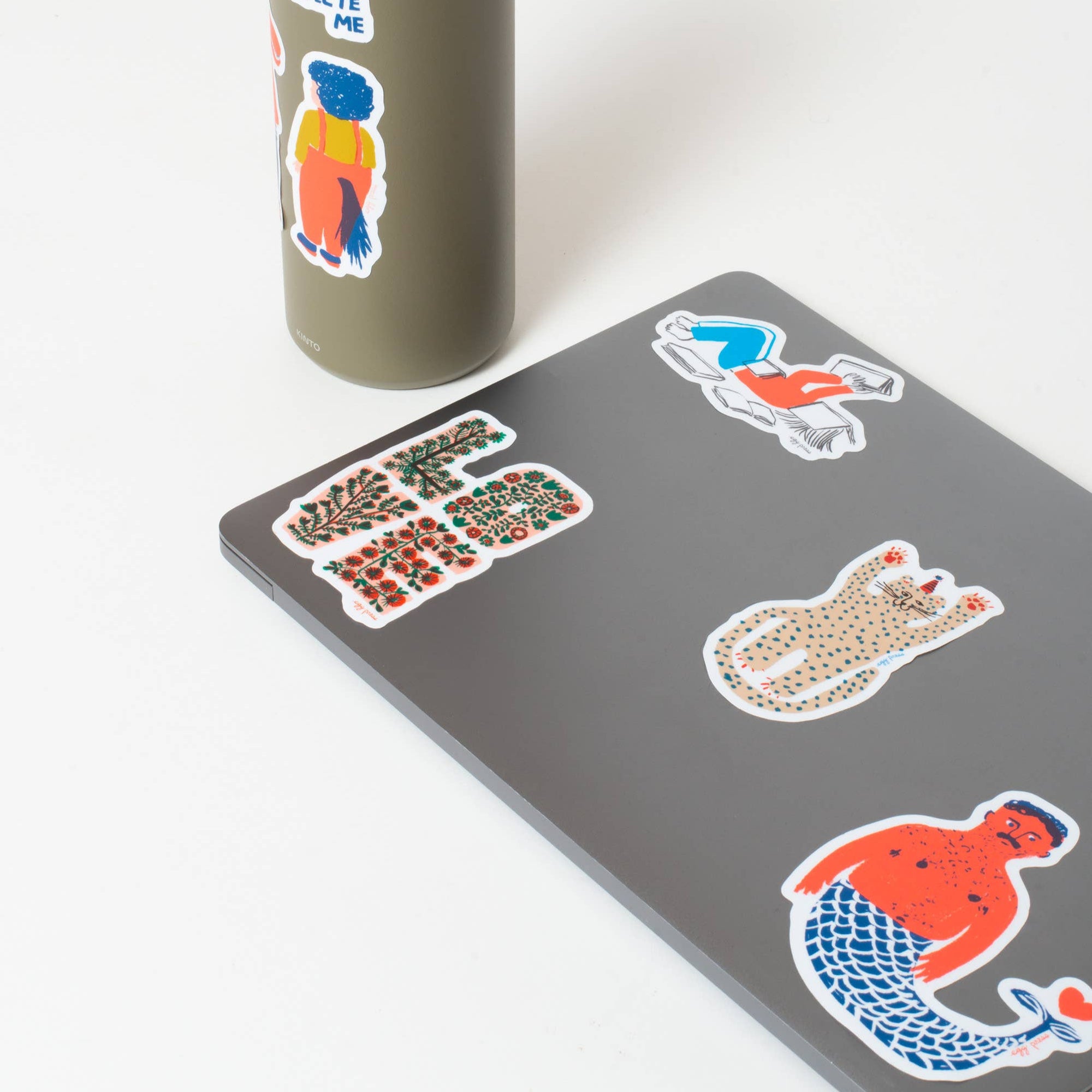 Party Cheetah Vinyl Sticker