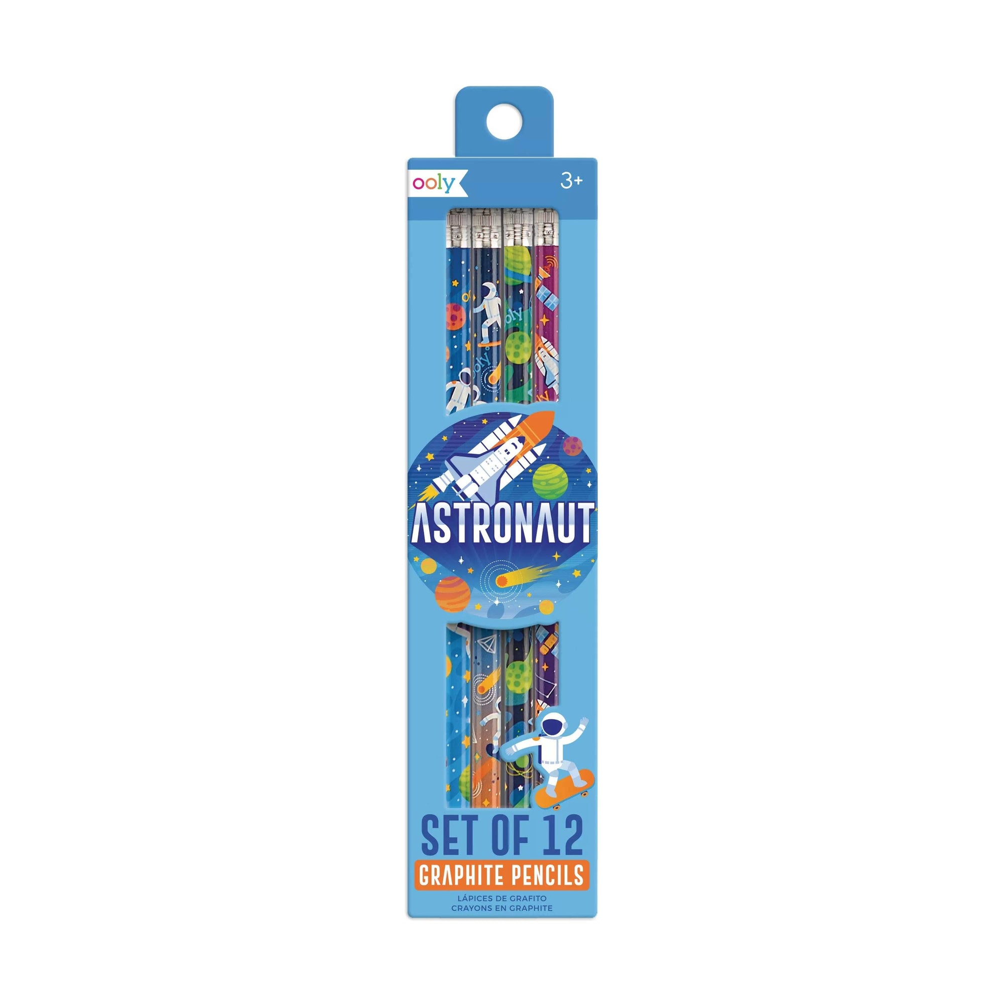 Astronaut Graphite Pencils - set of 12