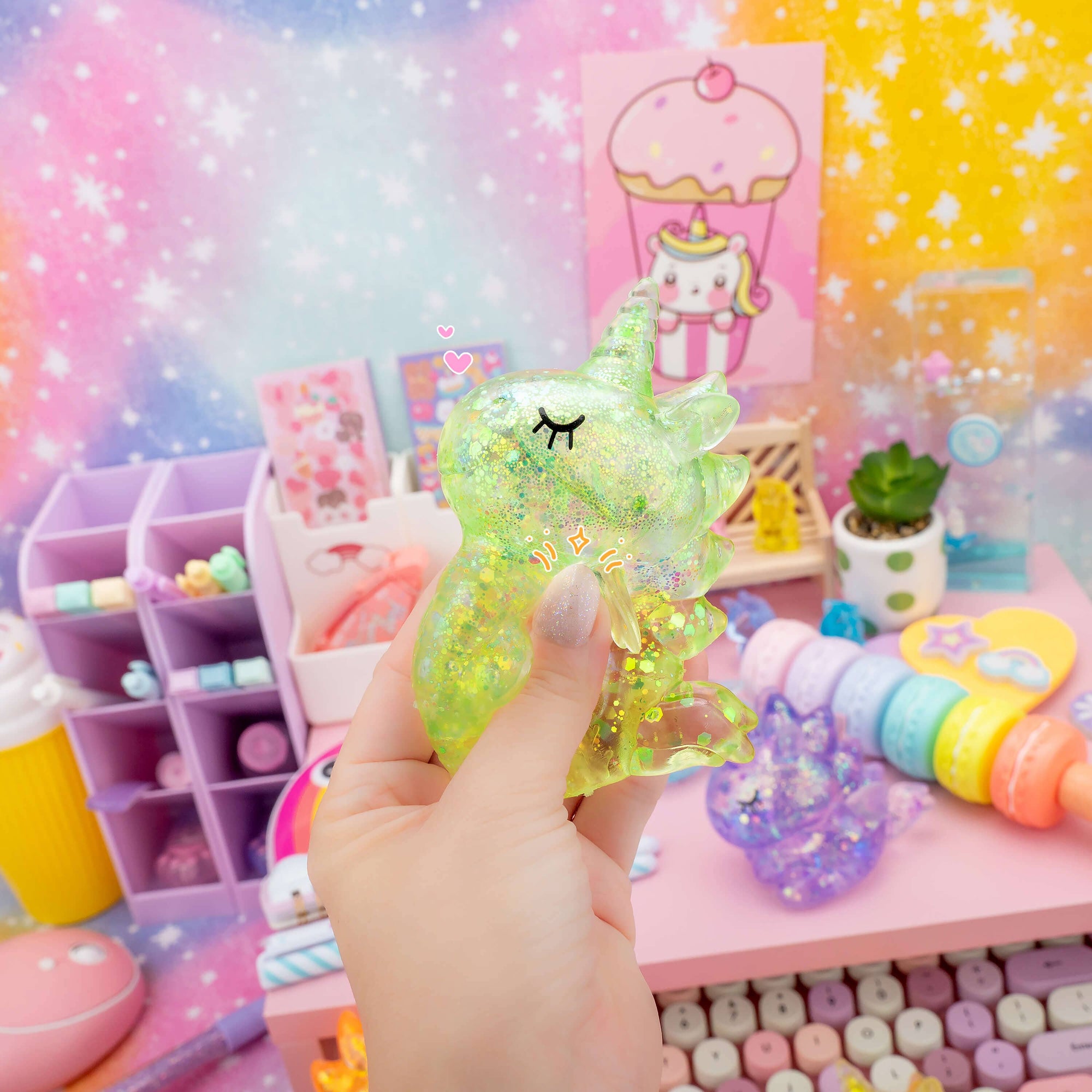 Gummy Unicorn Friends Squishy Toy